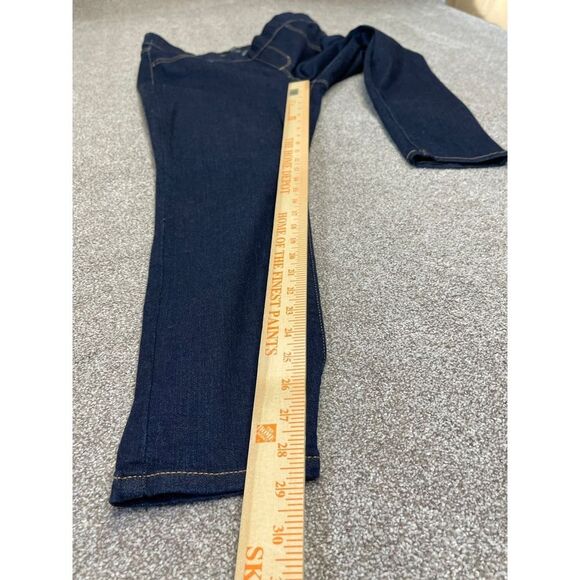 a.n.a a new approach womens pull on jeans sz Large dark wash stretch denim - Picture 5 of 12